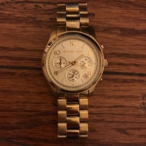 Gold Michael Kors watch